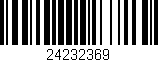 Código de barras (EAN, GTIN, SKU, ISBN): '24232369'