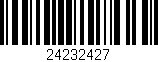 Código de barras (EAN, GTIN, SKU, ISBN): '24232427'
