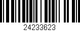 Código de barras (EAN, GTIN, SKU, ISBN): '24233623'