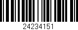 Código de barras (EAN, GTIN, SKU, ISBN): '24234151'