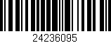 Código de barras (EAN, GTIN, SKU, ISBN): '24236095'