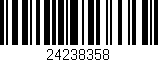 Código de barras (EAN, GTIN, SKU, ISBN): '24238358'