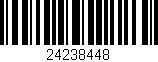 Código de barras (EAN, GTIN, SKU, ISBN): '24238448'