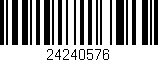 Código de barras (EAN, GTIN, SKU, ISBN): '24240576'