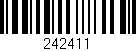 Código de barras (EAN, GTIN, SKU, ISBN): '242411'