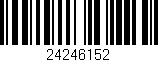 Código de barras (EAN, GTIN, SKU, ISBN): '24246152'