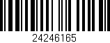 Código de barras (EAN, GTIN, SKU, ISBN): '24246165'