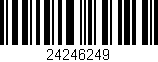 Código de barras (EAN, GTIN, SKU, ISBN): '24246249'