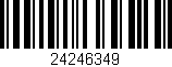 Código de barras (EAN, GTIN, SKU, ISBN): '24246349'