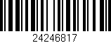 Código de barras (EAN, GTIN, SKU, ISBN): '24246817'
