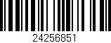 Código de barras (EAN, GTIN, SKU, ISBN): '24256851'