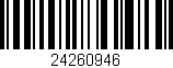 Código de barras (EAN, GTIN, SKU, ISBN): '24260946'