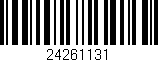 Código de barras (EAN, GTIN, SKU, ISBN): '24261131'