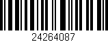Código de barras (EAN, GTIN, SKU, ISBN): '24264087'