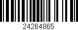 Código de barras (EAN, GTIN, SKU, ISBN): '24264865'