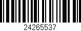 Código de barras (EAN, GTIN, SKU, ISBN): '24265537'