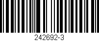 Código de barras (EAN, GTIN, SKU, ISBN): '242692-3'