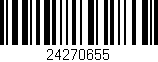 Código de barras (EAN, GTIN, SKU, ISBN): '24270655'