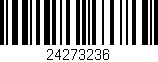 Código de barras (EAN, GTIN, SKU, ISBN): '24273236'