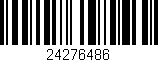 Código de barras (EAN, GTIN, SKU, ISBN): '24276486'