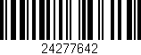 Código de barras (EAN, GTIN, SKU, ISBN): '24277642'
