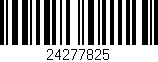 Código de barras (EAN, GTIN, SKU, ISBN): '24277825'