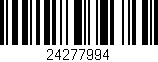 Código de barras (EAN, GTIN, SKU, ISBN): '24277994'