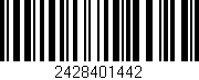 Código de barras (EAN, GTIN, SKU, ISBN): '2428401442'