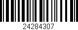 Código de barras (EAN, GTIN, SKU, ISBN): '24284307'