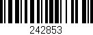Código de barras (EAN, GTIN, SKU, ISBN): '242853'