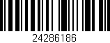 Código de barras (EAN, GTIN, SKU, ISBN): '24286186'