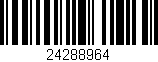 Código de barras (EAN, GTIN, SKU, ISBN): '24288964'