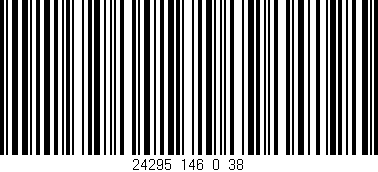 Código de barras (EAN, GTIN, SKU, ISBN): '24295_146_0_38'
