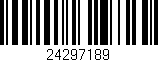Código de barras (EAN, GTIN, SKU, ISBN): '24297189'