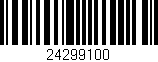 Código de barras (EAN, GTIN, SKU, ISBN): '24299100'
