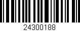 Código de barras (EAN, GTIN, SKU, ISBN): '24300188'