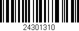 Código de barras (EAN, GTIN, SKU, ISBN): '24301310'