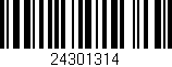 Código de barras (EAN, GTIN, SKU, ISBN): '24301314'