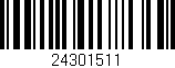 Código de barras (EAN, GTIN, SKU, ISBN): '24301511'