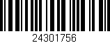 Código de barras (EAN, GTIN, SKU, ISBN): '24301756'