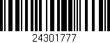 Código de barras (EAN, GTIN, SKU, ISBN): '24301777'