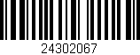 Código de barras (EAN, GTIN, SKU, ISBN): '24302067'