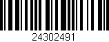 Código de barras (EAN, GTIN, SKU, ISBN): '24302491'