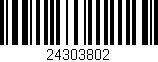 Código de barras (EAN, GTIN, SKU, ISBN): '24303802'