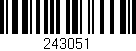 Código de barras (EAN, GTIN, SKU, ISBN): '243051'