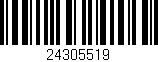 Código de barras (EAN, GTIN, SKU, ISBN): '24305519'