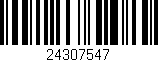 Código de barras (EAN, GTIN, SKU, ISBN): '24307547'