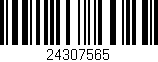 Código de barras (EAN, GTIN, SKU, ISBN): '24307565'