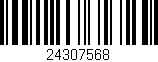 Código de barras (EAN, GTIN, SKU, ISBN): '24307568'