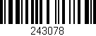 Código de barras (EAN, GTIN, SKU, ISBN): '243078'